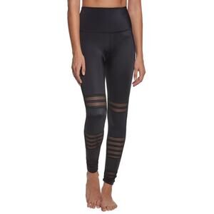 Beyond Yoga Mesh To Impress High Waisted 7/8 Yoga Leggings in Black